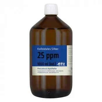 Colloidal silver bidist. (Silver water) 25 ppm