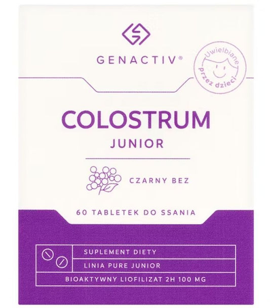 Colostrum Junior Black Elderberry 60 lozenges