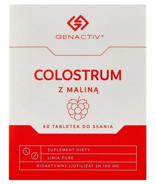 Colostrum with raspberry 60 lozenges - UKDorf 