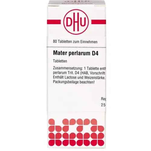 Conchiolin MATER PERLARUM D 4 tablets 80 pcs