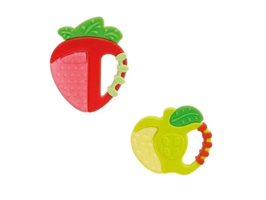 Cools and soothes gums irritated by teething, Chicco Rattle fruits - UKDorf 