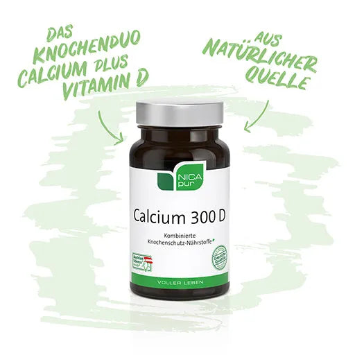 Coral calcium, cholecalciferol, Calcium 300 D capsules - UKDorf 