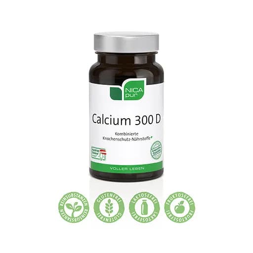 Coral calcium, cholecalciferol, Calcium 300 D capsules - UKDorf 