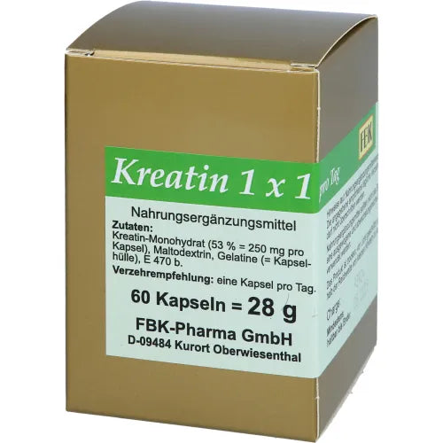 Creatine 1x1 per day Capsules 60 count