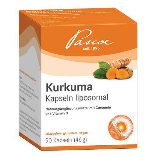 Curcumin and Vitamin C, Liposomal turmeric capsules