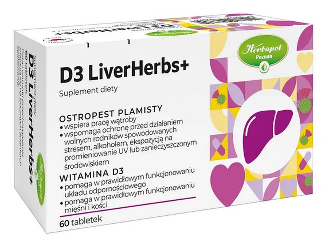 D3 LiverHerbs+ 60 tablets