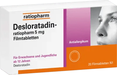 DESLORATADINE ratiopharm 5 mg film-coated tablets - UKDorf 