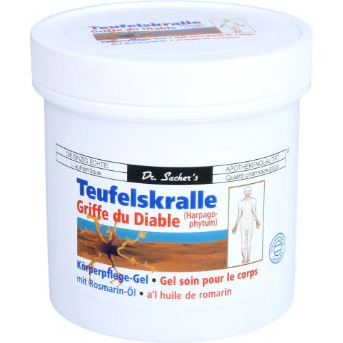 DEVIL'S CLAW GEL 250 ml, DEVILS CLAW GEL, rosemary oil