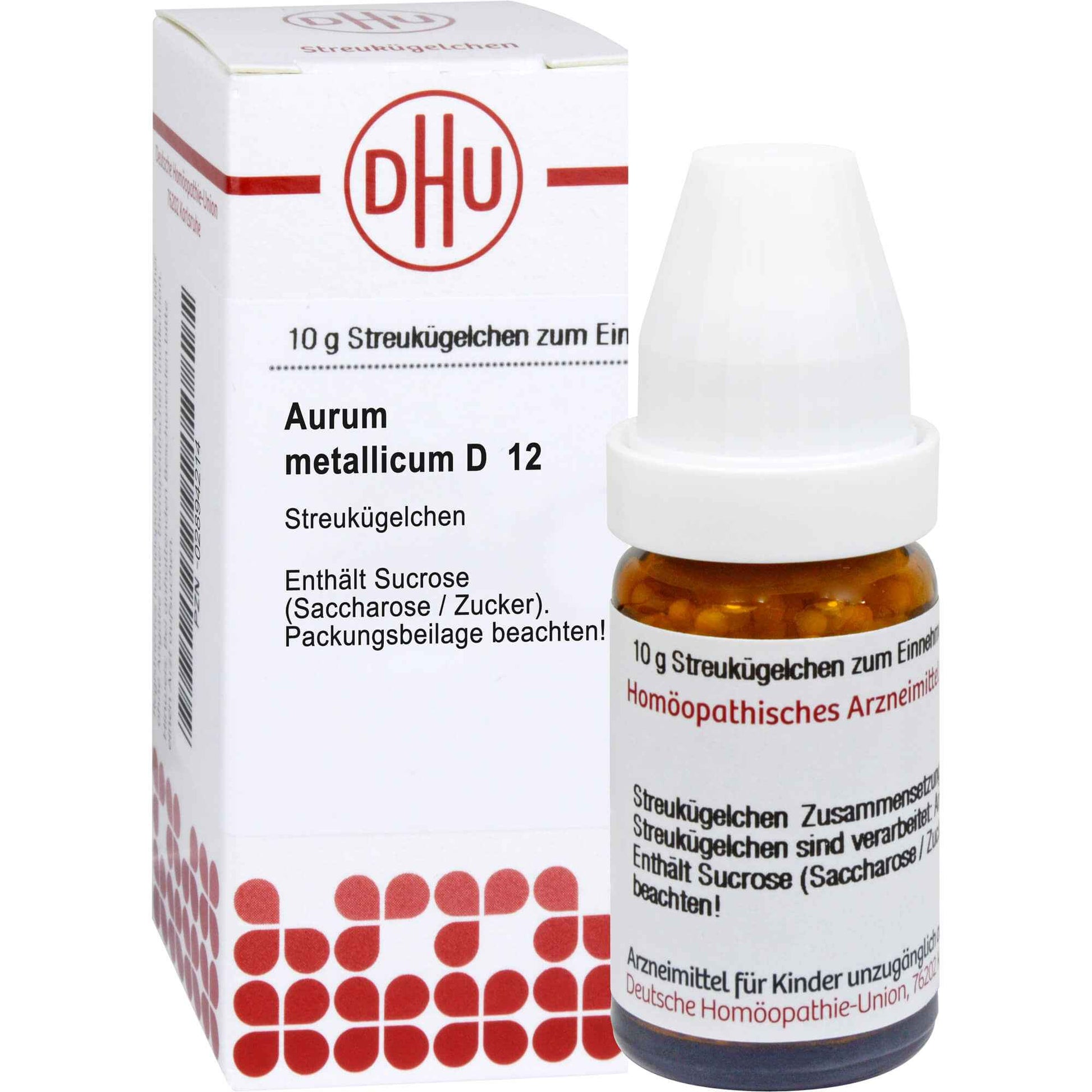 DHU AURUM METALLICUM D 12 Globules 10 g