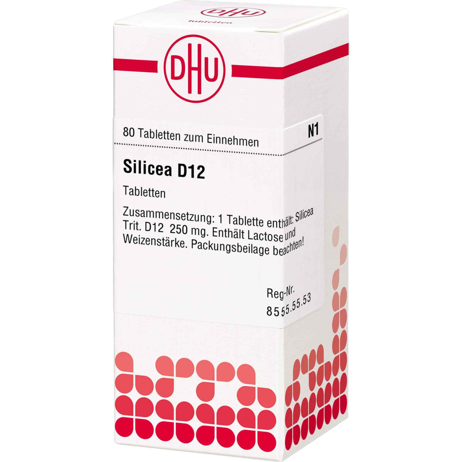 DHU SILICEA D 12 Tablets 80 Pcs