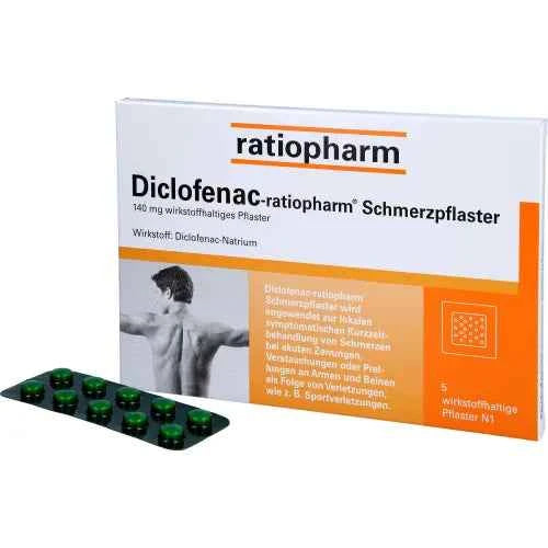 DICLOFENAC-ratiopharm pain patch