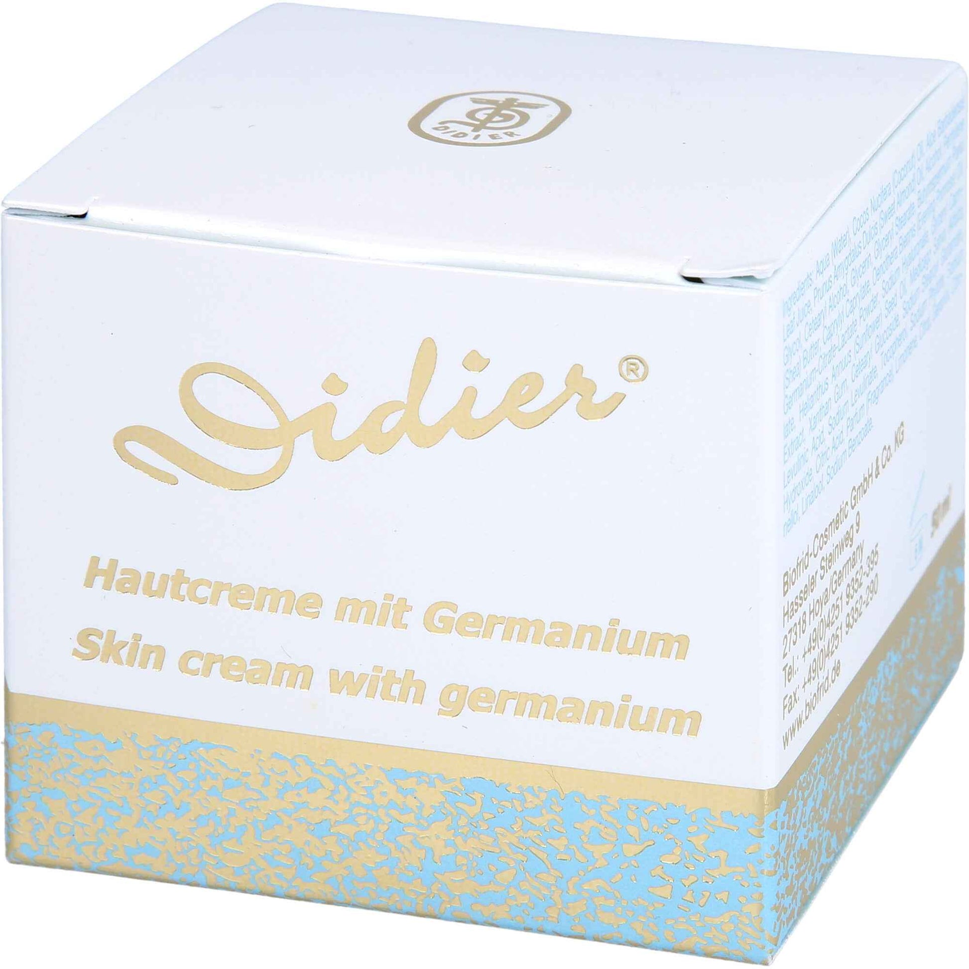 DIDIER Skin Cream with Germanium