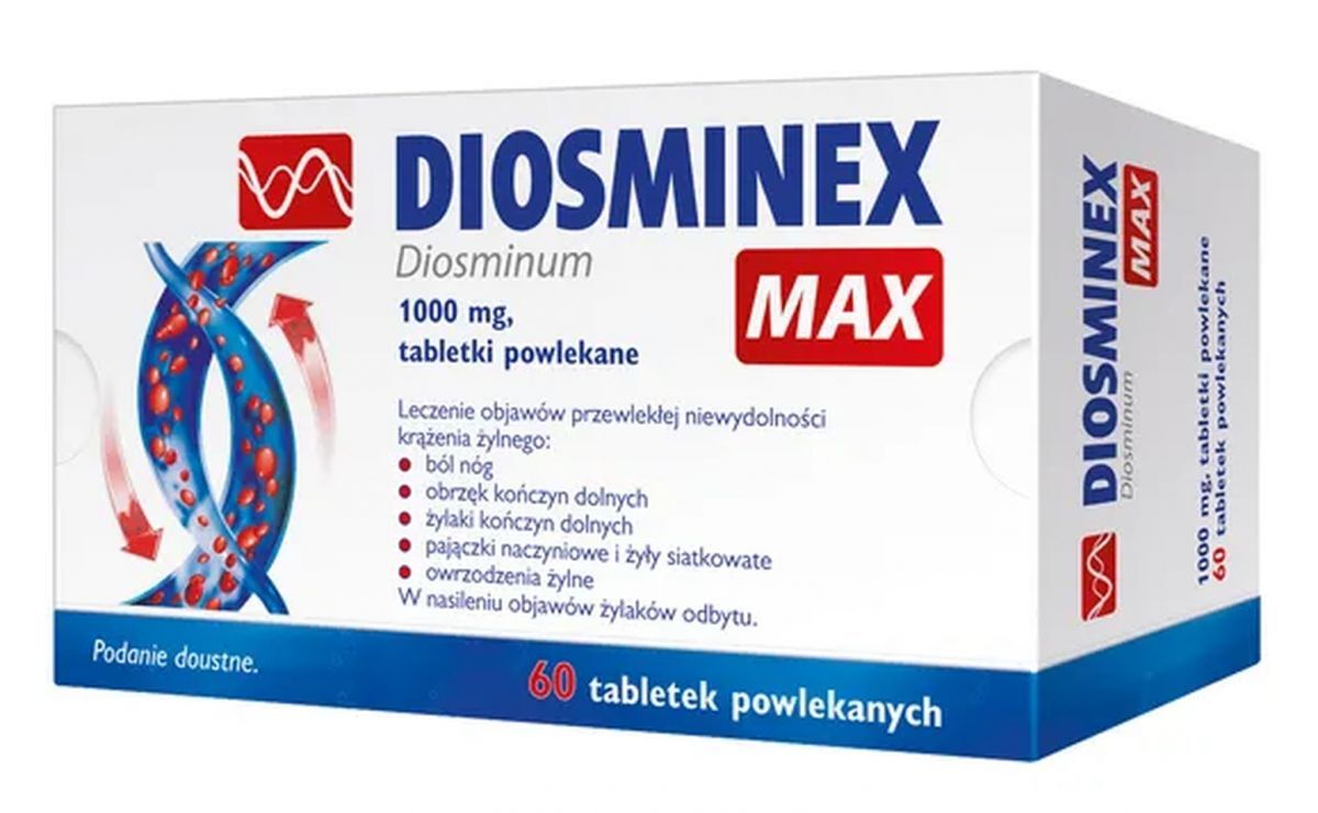 DIOSMINEX MAX 1000mg x 60
