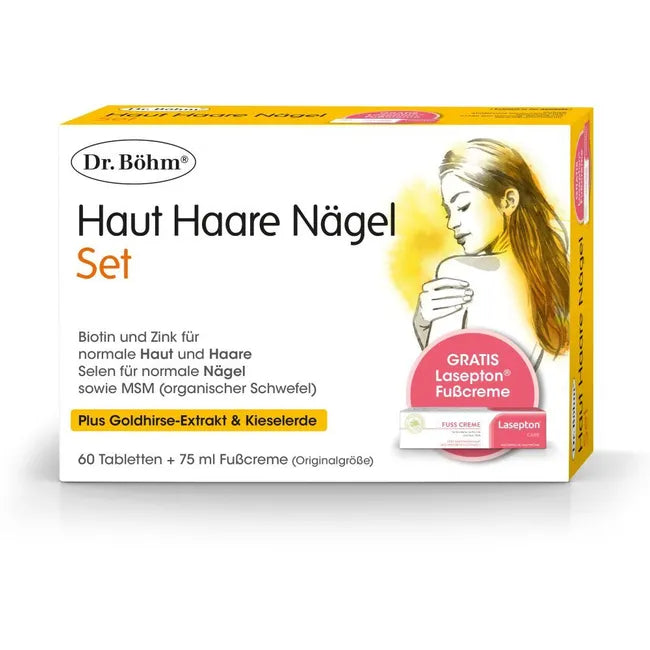 DR.BÖHM Skin Hair Nails+Foot Cream Lasepton Set - UKDorf 