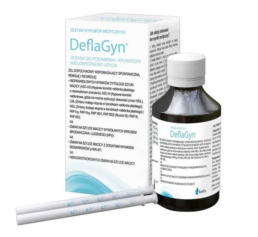 DeflaGyn Set gel 150 ml + 2 reusable applicators