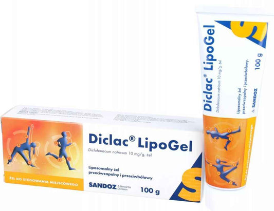 Diclofenac DICLAC Lipogel 100g