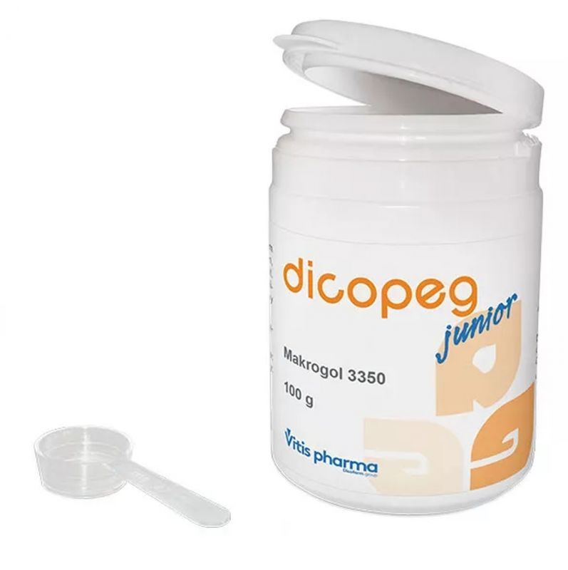 Dicopeg Junior powder 100g, relieve constipation