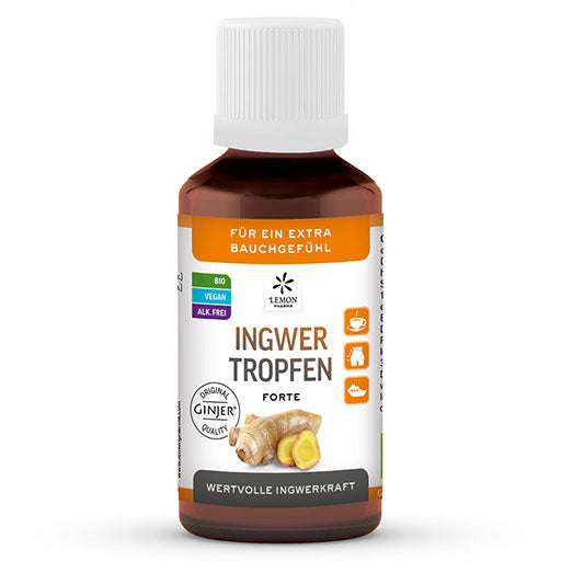 Digestive, stomach problems and travel GINGER forte drops