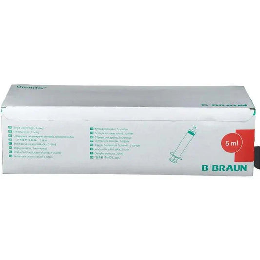 Disposable syringe, OMNIFIX Solo Spr.5 ml Luer latex-free - UKDorf 