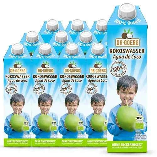 Dr. Goerg Premium Organic Coconut Water in Tetra Pak 12 l