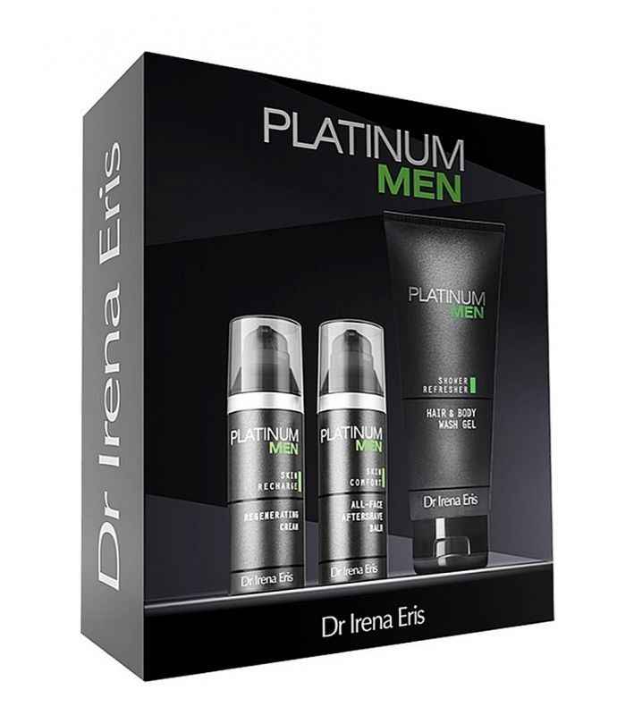 Dr Irena Eris PLATINUM MEN Set 200 ml + 50 ml + 50 ml