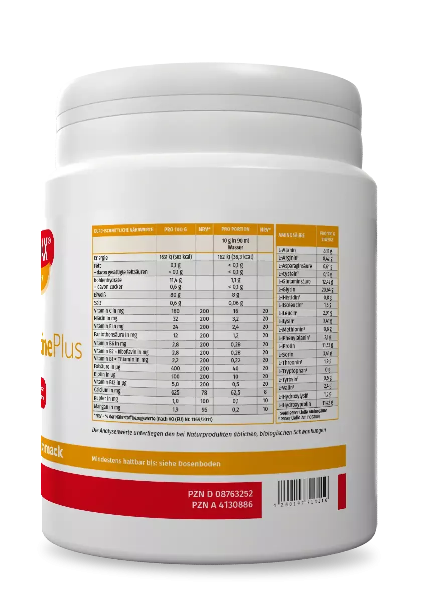 Drinking Gelatine Plus Cysteine + Manganese 400 g