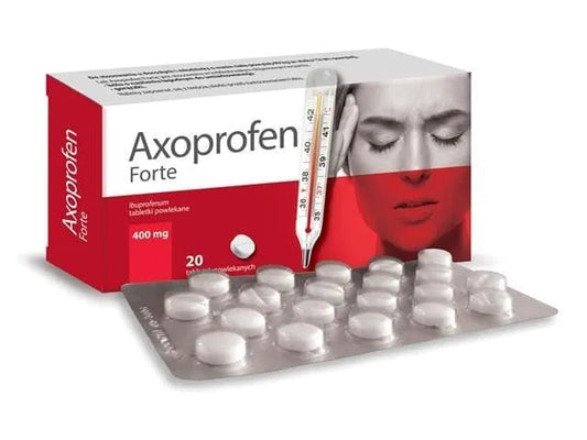 Drug used to relieve pain or fever, Axoprofen Forte - UKDorf 
