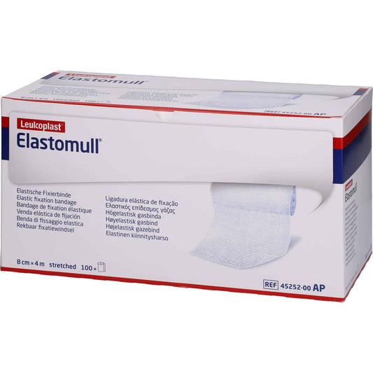ELASTOMULL 8 cm x 4 m elastic fixation bandage 45252