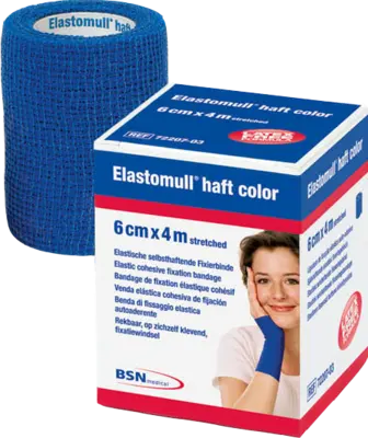 ELASTOMULL haft color 8 cmx20 m fixing tape blue - UKDorf 