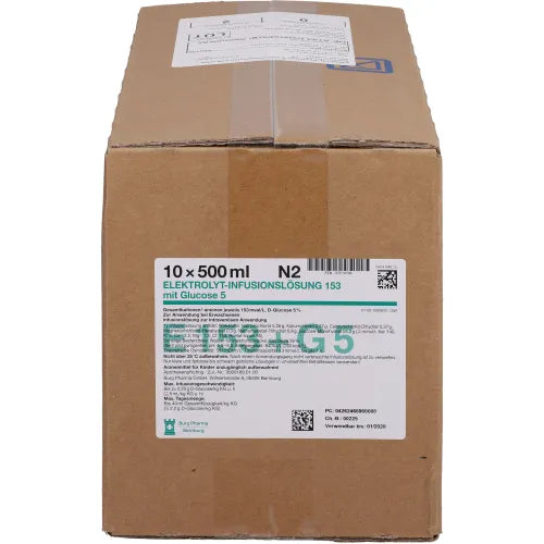 ELECTROLYTE Inf. solution 153 m.Glucose 5 10X500 ml