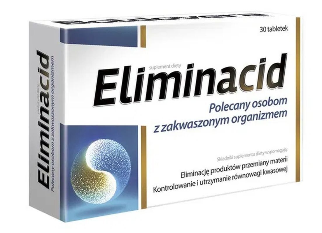 ELIMINACID x 30 tablets, high potassium, regulates exibits duretic