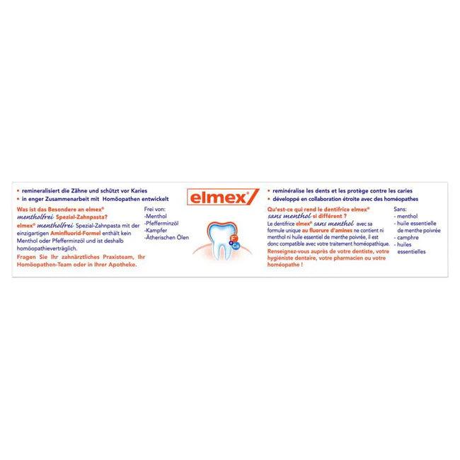 ELMEX menthol-free toothpaste with folding box - UKDorf 