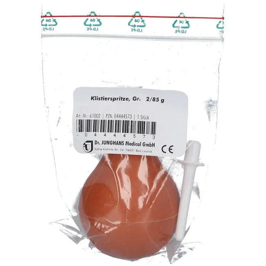 ENEMA SYRINGE, Dr. Junghans®, 85 g size 2 pear-colored - UKDorf 