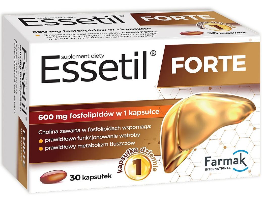 ESSETIL Forte x 30 capsules, homocysteine metabolism