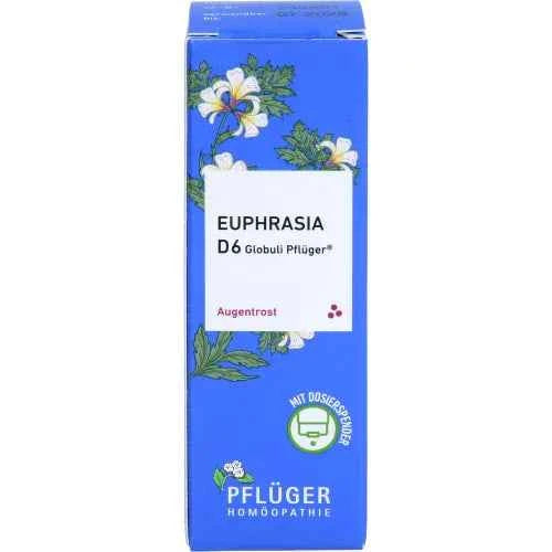 EUPHRASIA D 6 Globules Pflüger Dosage Dispenser 10 g