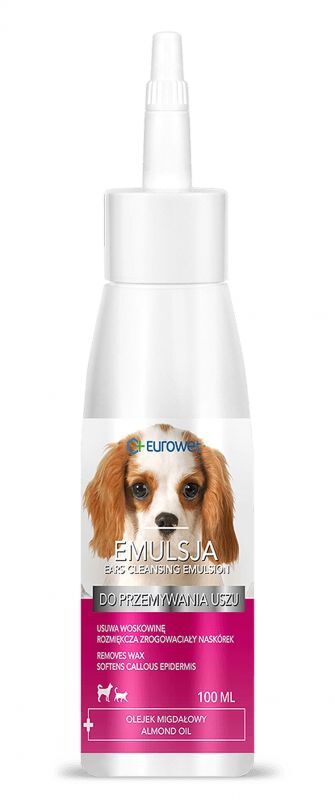 EUROWET Ear Wash Emulsion for Dogs and Cats 100 ml - UKDorf 