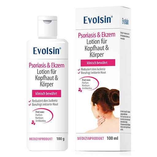EVOLSIN Psoriasis & Eczema Lotion Scalp & Body