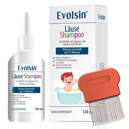 EVOLSIN lice shampoo with lice comb - UKDorf 