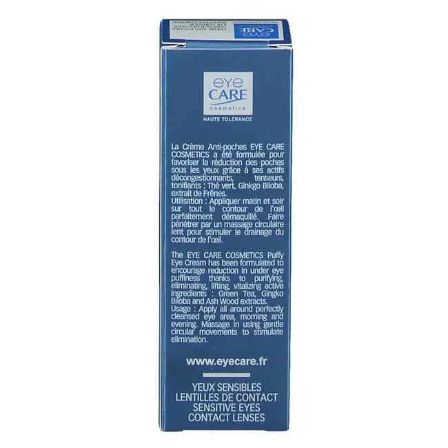 EYE CARE cream against eye bags