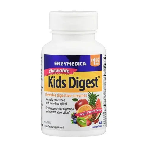 Enzymes for kids, KIDS DIGEST chewable tablets - UKDorf 