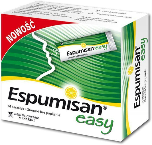 Espumisan Easy x 14 sachets, bloating after eating