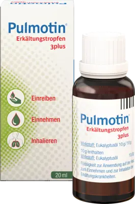 Eucalyptus oil, PULMOTIN Cold Drops 3plus - UKDorf 