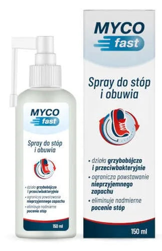 Excessive sweating, MYCOfast Foot and shoe spray - UKDorf 