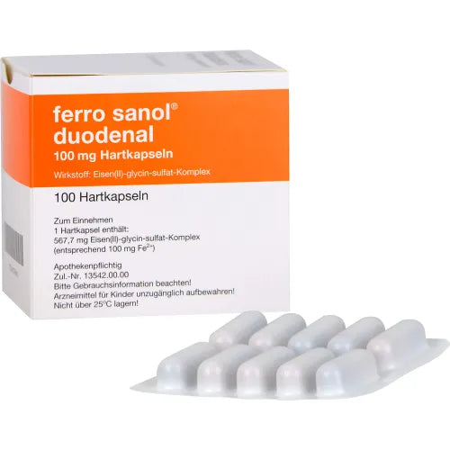 FERRO SANOL duodenal hard capsules with coated pell. 100 pc