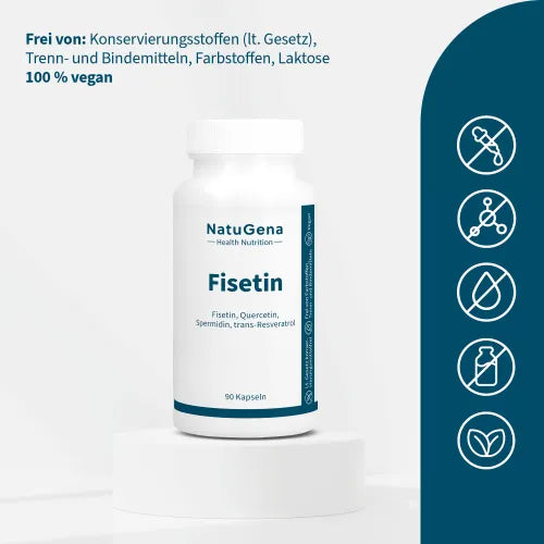 FISETIN+Quercetin+Spermidine+Vitamin B3 vegan caps. 90 pieces