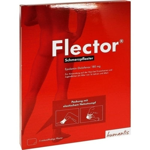 FLECTOR pain plaster + elastic fishnet stocking band Aid, first aid kit band