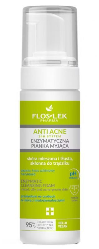 FLOS-LEK ANTI ACNE Enzymatic cleansing foam 150 ml