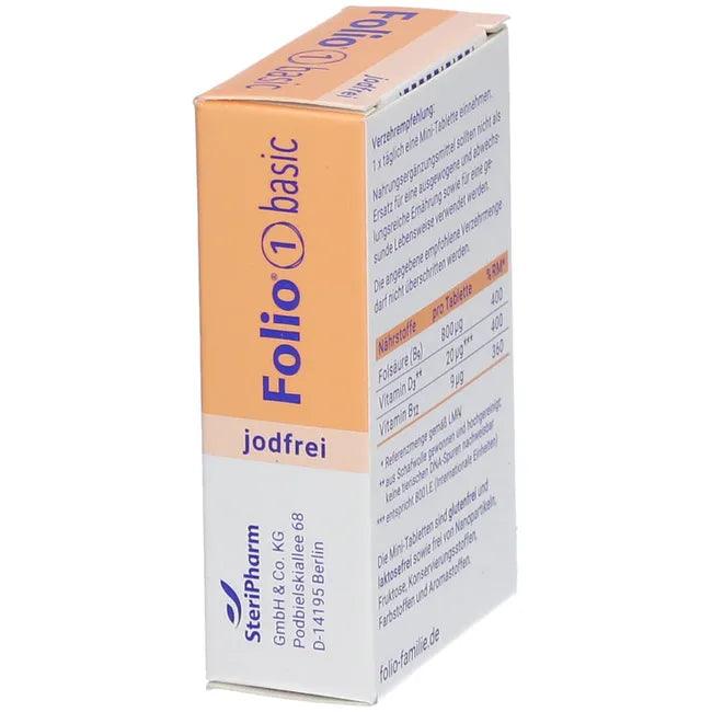 FOLIO 1 basic iodine-free film-coated tablets - UKDorf 