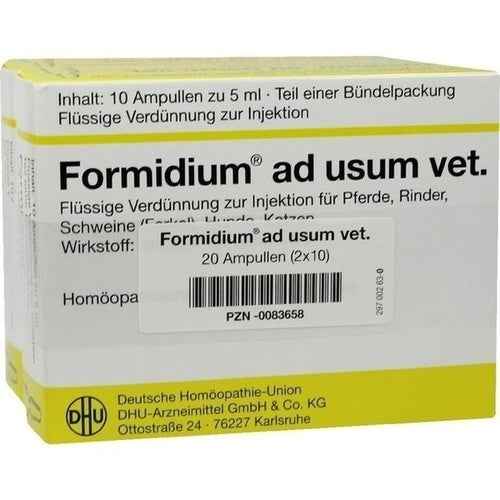 FORMIDIUM INJECTION SOLUTION vet. 20X5ml
