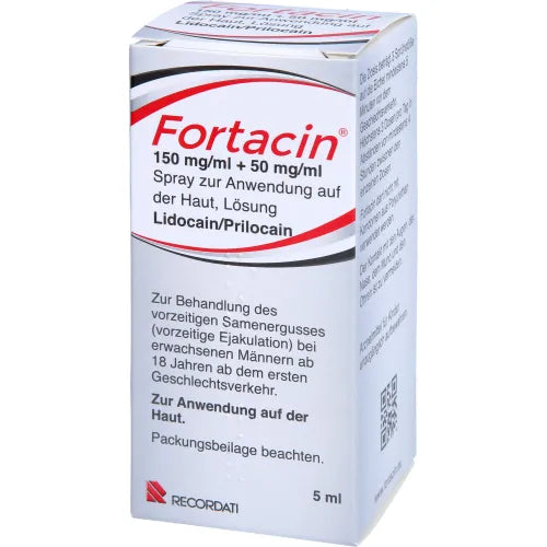 FORTACIN spray for applications also skin 5 ml lidocaine and prilocaine